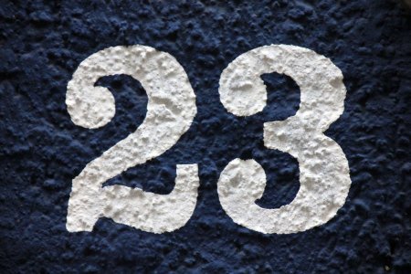 Красивые цифры 23