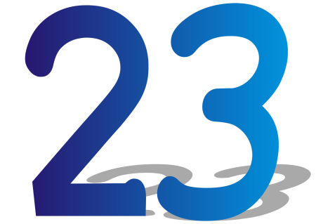 Красивые цифры 23
