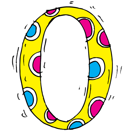 Красивая цифра 0
