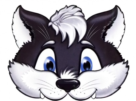 Маска волка для детей