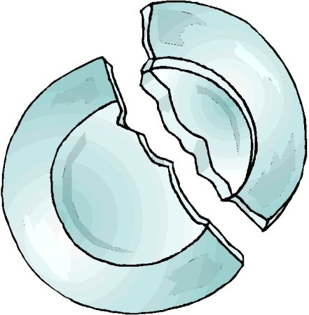 Разбитая тарелка