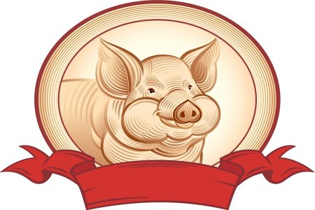 Поросята для этикеток