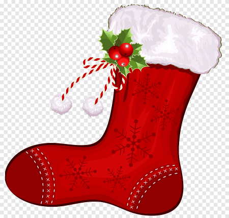 Christmas Red Sock д2