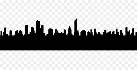 Очертание города контур