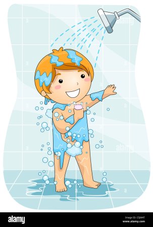 Душ для дошкольников