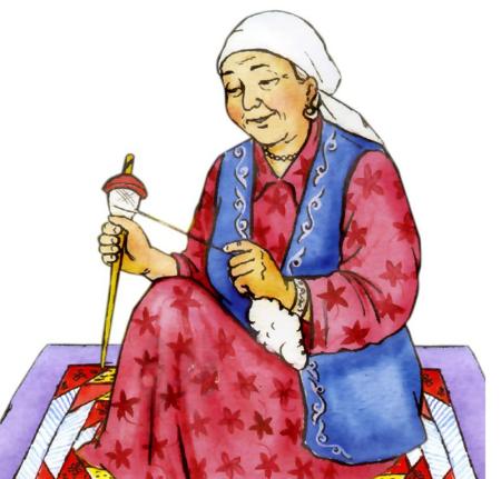 Казахская бабушка