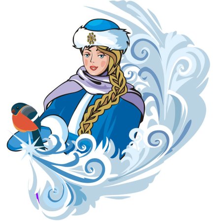 Снегурочка рисунок
