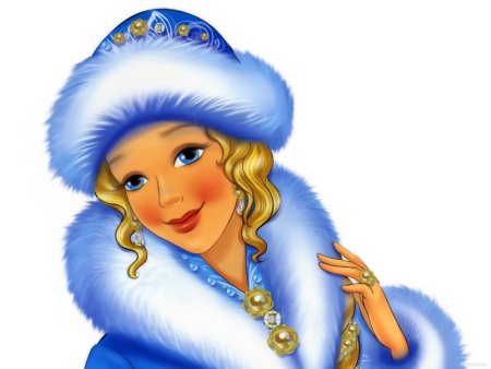 Лицо Снегурочки