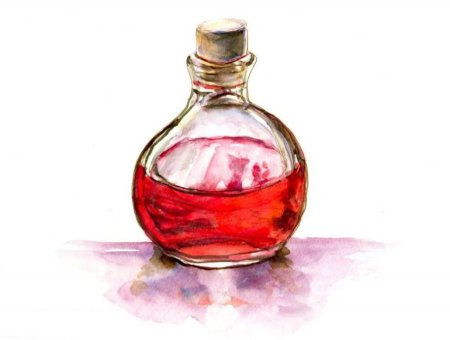 Эликсир жизни на белом фоне