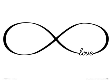 Знак бесконечности Love