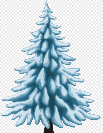 Снежная елка клипарт (49 фото)
