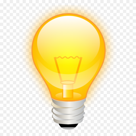 Лампочка на белом фоне