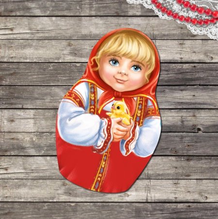 Матрешка открытка