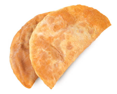 Чебурек на белом фоне