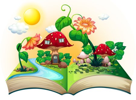 Раскрытая книга сказок