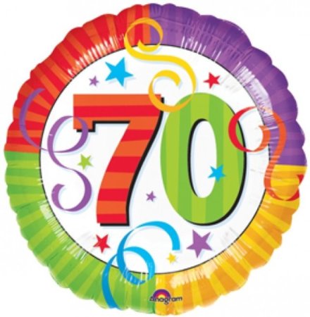 Надпись с юбилеем 70 лет