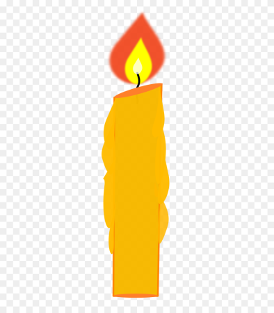 Огонек свечи вектор
