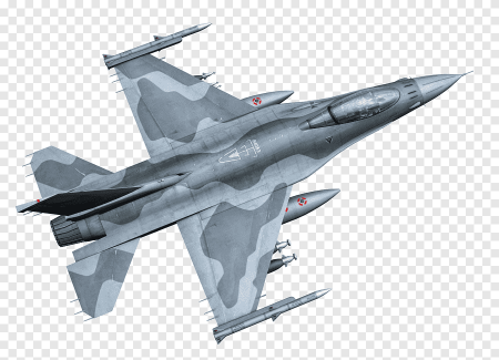 Военный самолет на прозрачном фоне