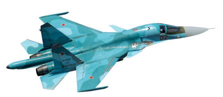 Су-34 на белом фоне