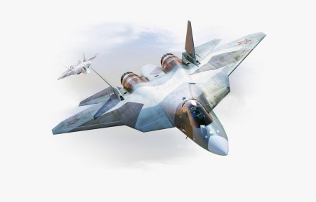 Военный самолет на прозрачном фоне