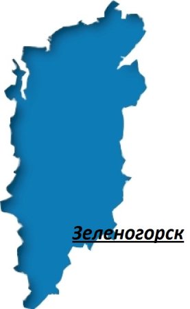 Красноярский край карта контур