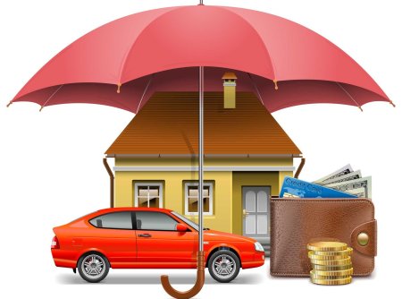 Автострахование на прозрачном фоне