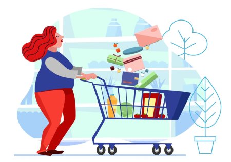 Покупатель иллюстрация