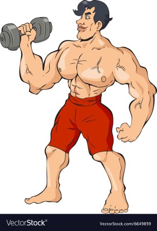 Качок мультяшный