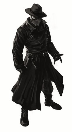 Spider man Noir в плаще