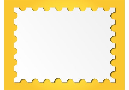 Тонкая желтая рамка