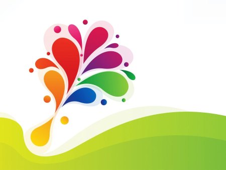 Фон разноцветного логотипа