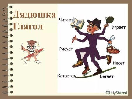 Рисунок на тему глагол