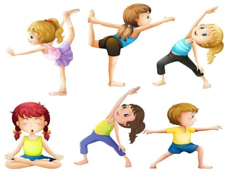Спортивные позы для детей