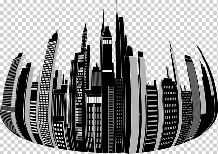 Очертания города