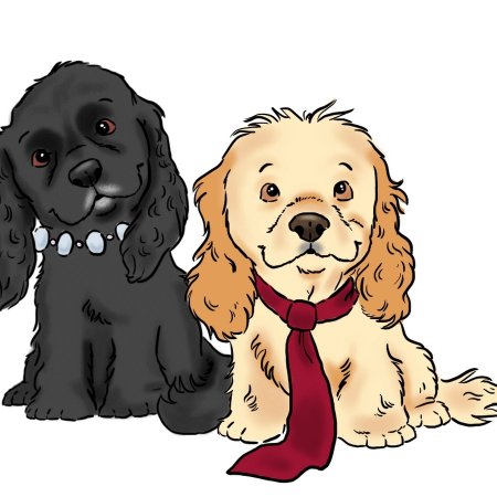Кокер спаниель cartoon