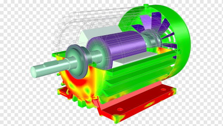 COMSOL multiphysics электродвигатель