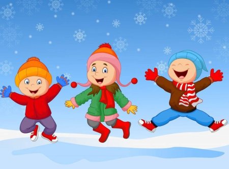 Веселые зимние игры