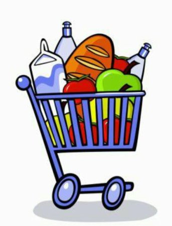 Тележка для продуктов мультяшная