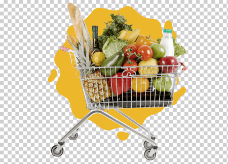 Тележка с продуктами