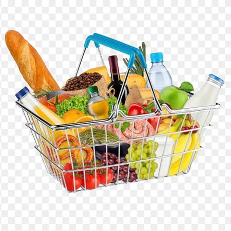 Корзинка с продуктами