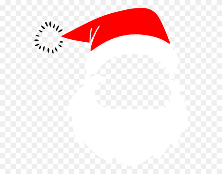 Santa Beard transparent