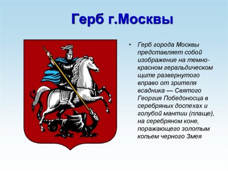 Георгий Победоносец герб Москвы