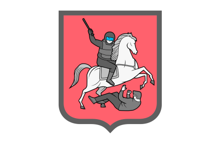 Флаг "герб Москвы"