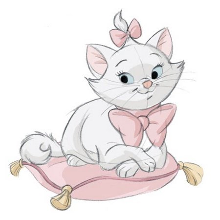 Кошечка Мари круглая