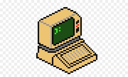 Компьютер пиксель арт