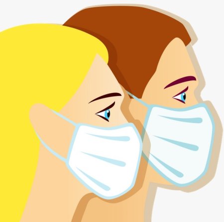 Маска медицинская рисунок