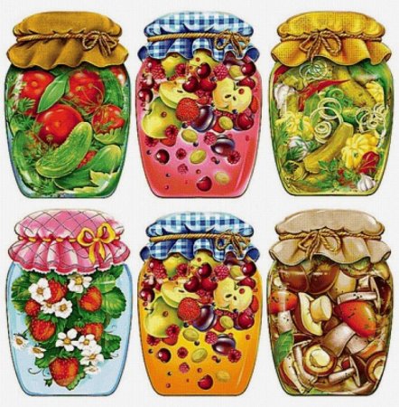 Рисование банка варенья