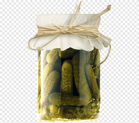 Рисование банки с овощами