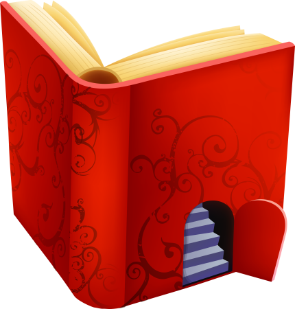 Книга на прозрачном фоне