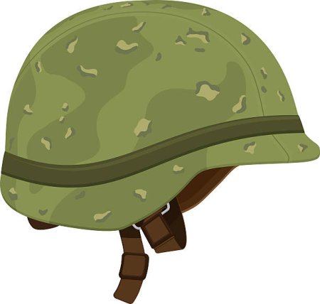 Мультяшный военный шлем
